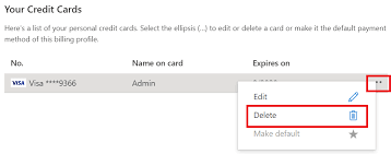 But if you understand how credit cards work, you can prevent any potential negative effects and reap the rewards of using a credit card. Delete An Azure Billing Payment Method Microsoft Docs