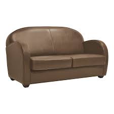 Découvrez notre collection canapé 2 places convertible chez miliboo. Canape Club Convertible En Cuir Marron Clair 3 Places Steed Canapes Convertibles Interior S