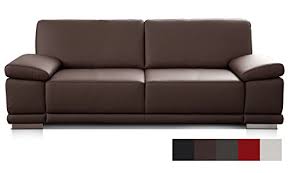Ecksofas & eckcouches mit schlaffunktion günstig kaufen » bis zu 50% sparen! Cavadore 2 5 Sitzer Sofa Corianne In Kunstleder Kleines Sofa In Hochwertigem Kunstleder Und Modernem Design Mit Verstellbaren Armlehnen Grosse 191 X 80 X 99 Bxhxt Bezug In Kunstleder Braun Moebel Guenstig Kaufen24 De