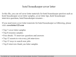 Application letter housekeeping position affordable price. Hotel Housekeeper Cover Letter