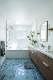 A shower curtain can be popped in the wash. Say Goodbye To The Shower Curtain With A Glass Tub Enclosure