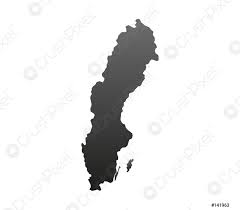 Lage von schweden innerhalb europas. Schweden Karte Stock Vektorgrafi Crushpixel
