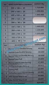 Keranjang anda kosong * klik tombol di bawah ini untuk menyelesaikan pemesanan. Harga Kasur Busa Garansi 10 Tahun Ajaran A