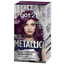 Got2b Color Metallic Dark Ruby 1 Kit Things I Reccomend Dark Red Hair Dye Dyed Red Hair Dark Red Hair