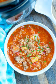 Substitute tomatoes with green chilis for the diced tomatoes. Pressure Cooker Cabbage Soup Ninja Foodi Instant Pot