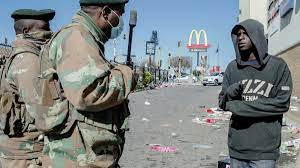 South africa, officially the republic of south africa, is the southernmost country in africa. South Africa Struggles To Contain Worst Unrest In Decades Financial Times