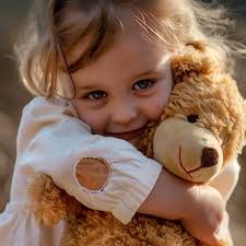 Free Cherished Teddy Hug Image