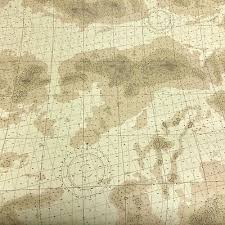 Ralph Lauren Map Wallpaper Double Rolls Nautical Sea Chart