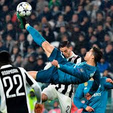 Ronaldo S Stunning Overhead Kick Helps Real Madrid Floor Juventus Champions League The Guardian