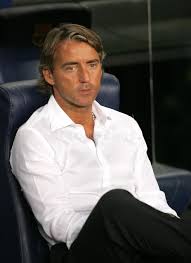 Roberto mancini was relaxing on the beach before the hard work beginscredit: Roberto Mancini Soccer Manager Roberto Mancini During A Friendly Match Between Ad Match Friendly Ba Business Casual Men Preppy Men Sports Polo Shirts