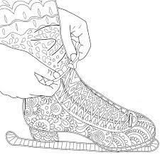 Coloringanddrawings.com provides you with the opportunity to color or print your ice skating and figure skating drawing online for free. 2 Printable Coloring Pages Zentangle Figure Skating Coloring Etsy Coloring Books Cute Coloring Pages Coloring Pages