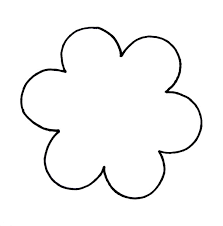 Outline Of Flower Clip Art Library Flower Outline Flower Printable Cartoon Flowers