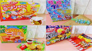 The diy candy kits from japan that have become popular all over the world. Japanese Diy Candy Kit Popin Cookin Compilation 01 Youtube