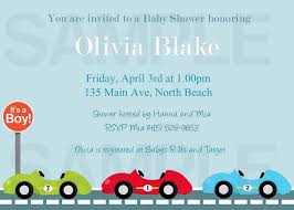 Invitacion De Baby Shower De Auto De Carrera Por Oldesign En Etsy 8 00 Cars Baby Shower Invitations Automobile Baby Shower Baby Shower Invitations