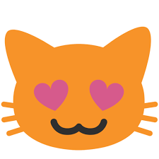 😍 heart eyes emoji meaning: Smiling Cat With Heart Eyes Emoji