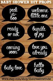 Simple Chalkboard Photo Booth Props For Baby Shower This Is A Diy Print Baby Shower Photo Props Baby Shower Photo Booth Props Baby Shower Photo Booth Backdrop