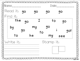 Free Sight Word Practice Pages Look At Kindergarten Sight Word Notebo Sight Word Writing Practice Kindergarten Worksheets Sight Words Sight Words Kindergarten