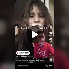 Small indie singer-songwriter @SOFIA ISELLA is opening for @Taylor Swi...