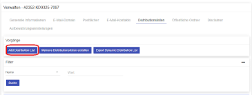 Mailing lists are lists of your directory contacts that you can send emails to. Verteilerliste Erstellen Support Center Lansol Gmbh