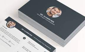Blank business card designed for bc11 southworth white business cards. Free Resume Template With Business Card On Behance