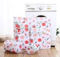 Peach Printing Laundry Bags for Washing Machine Dirty Clothes Wash Bag  Travel Organizer Underwear Laundry Basket Bra Washing Bag - AliExpress