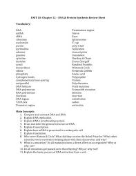 Lesson 83 *print the dna workshop questions. Unit 10 Chapter 12 Dna Protein Synthesis Nnhsbergbio