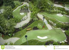 Bird Bouncing Golf Ball Fake Mini Golf Course Golf Courses Mini Golf Course Adventure Golf