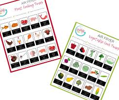 Air Fryer Cooking Times Printable Cheat Sheets My Crazy