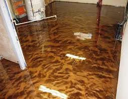 Garage flooring so nice and clean you might be tempted to eat off of most garage floors are just plain, simple, gray concrete. Metallic Epoxy Dna Construction