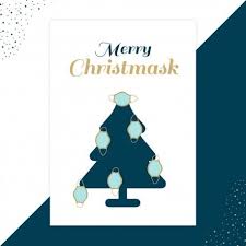 Merry Christmask Grappige Corona Kerstkaart Lacarta Grappige Kerstkaarten Kerst Kaarten Grappig