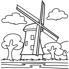 I know it sounds silly. Windmill Coloring Pages Coloring Home