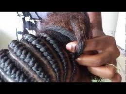 It can also look very fashionable and chic. Tutorial Ecailles De Poisson Ghana Or Banana Cornrows Youtube African Braids Hairstyles Cornrows African Hairstyles