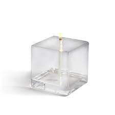 Lampe Huile En Verre Carre Vessiere Cristaux (lampe faisant brûler de l'huile). lampe huile en verre carre vessiere cristaux