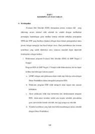 Sebagai contoh disini saya akan mendownload profil sekolah smp negeri 65 jakarta, maka untuk. Contoh Laporan Evaluasi Diri Sekolah Smp Doc Kumpulan Contoh Laporan