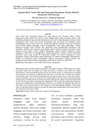 Check spelling or type a new query. Pdf Sejarah Batik Tanah Liek Dan Pekerjaan Perempuan Perajin Batik Di Kabupaten Dharmasraya