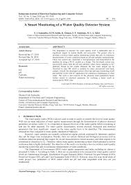 Thus, water quality in malaysia is currently of some. Http Ijeecs Iaescore Com Index Php Ijeecs Article Download 12004 8456