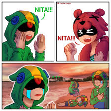 Leon ve nita shipleyenler için çok güzel bir wallpaper yaptım güle güle kullanın😊😊. When Brother Call His Sister Leon And Nita Read From Left To Right Brawlstars