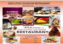 6 805 tykkäystä · 110 puhuu tästä. Executive Coliseum Banyakitara Restaurant Home Facebook