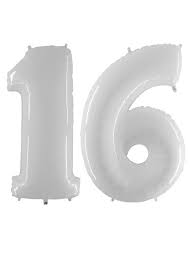 Maybe you would like to learn more about one of these? White 16th Birthday Number Inflated Helium Balloons On Weight 931wwh 936wwh Inf Struts Party Superstore