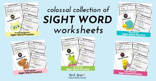 Our large collection of science worksheets are a great study tool for all ages. 3 Fantastic Ways To Enjoy These Sight Word Worksheets Rock Your Homeschool