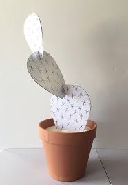 Our guest room is grandma's room. Diy Cardboard Cacti