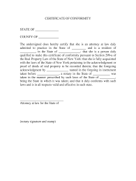 Download the free notarial certificate form for canada, or copy and paste the. Ny Certificate Of Conformity Complete Legal Document Online Us Legal Forms