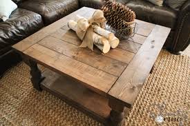 Hn home harper modern farmhouse coffee table. Diy Square Coffee Table Shanty 2 Chic