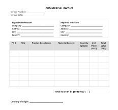 Flexport Help Center Article Commercial Invoice Template