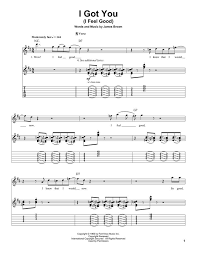 James Brown I Got You I Feel Good Sheet Music And Printable Pdf Music Notes Sheet Music Notes James Brown Sheet Music