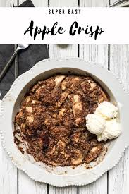 Warm Apple Crisp Chocolate And Lace Recipe In 2020 Apple Crisp Apple Crisp Easy Warm Apple