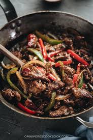 Have all the ingredients chopped and ready to toss in the wok / skillet because this recipe add mushrooms, then stir for 2 to 3 minutes until the vegetables are almost cooked. Real Deal Szechuan Beef Stir Fry Omnivore S Cookbook