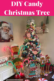 Last year we had a glam winter wonderland theme with lots of white and gold decorations, but i really wanted to do something different. How To Decorate A Candy Themed Christmas Tree Grace Monroe Home