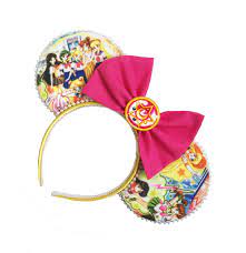 Sailor Moon Inspired Mouse Ears Anime Mouse Ears Mouse - Etsy | Disney  headbands, Sailor moon, Minnie ears
