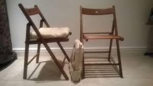 Pair Of Wooden Folding Chairs Ikea Terje Brown Extra Guest For Christmas Handmade Chair Wooden Folding Chairs Living Room Wood